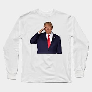 Trump back Save America Long Sleeve T-Shirt